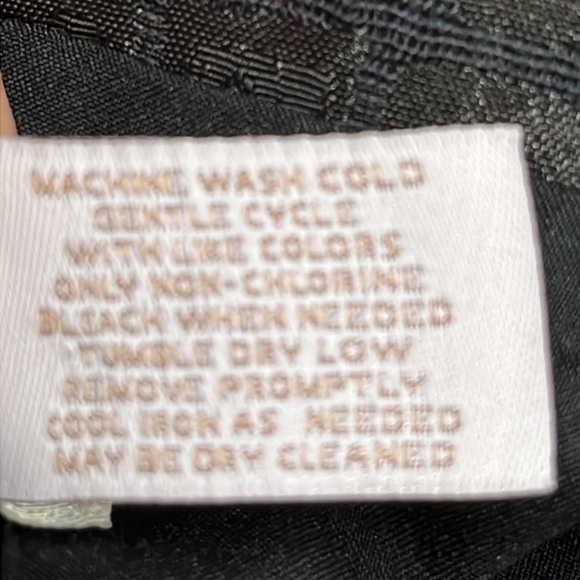 CHICO'S Sephia Croc Embossed Charcoal/Black Subtle Sheen Blazer SZ M (8) - Picture 14 of 16